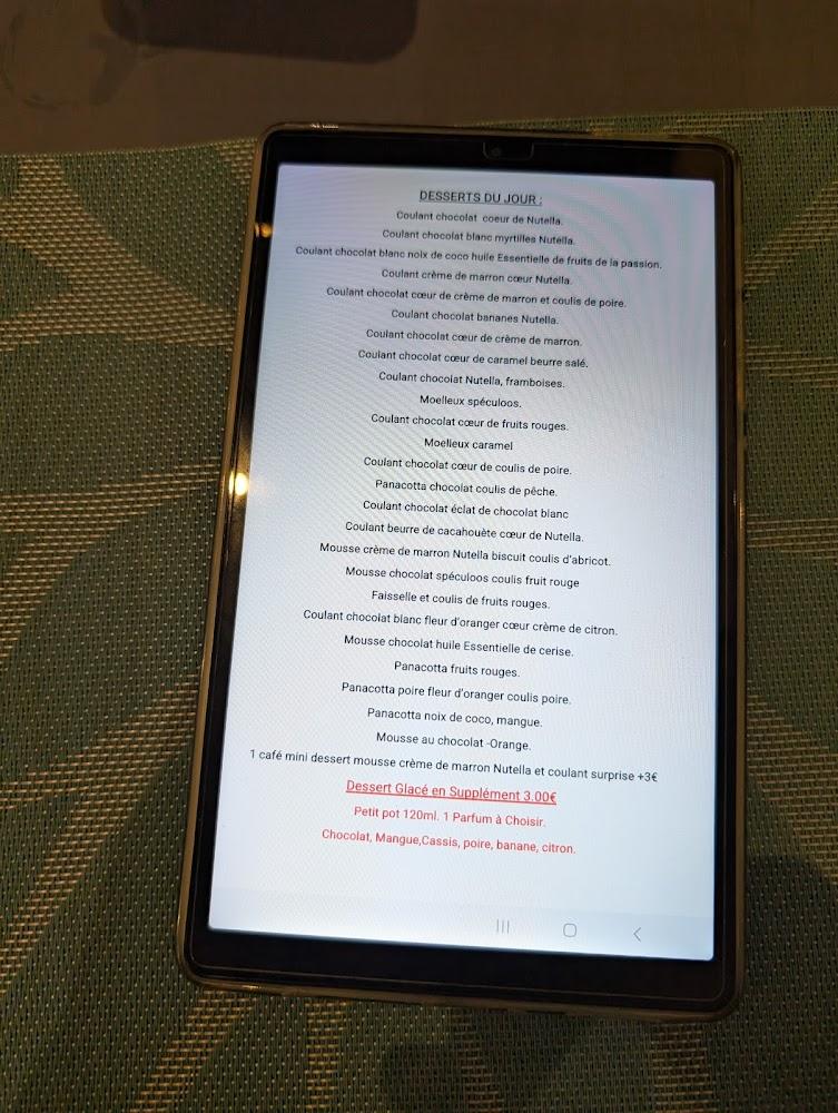 chez fanny - Menu Image 2