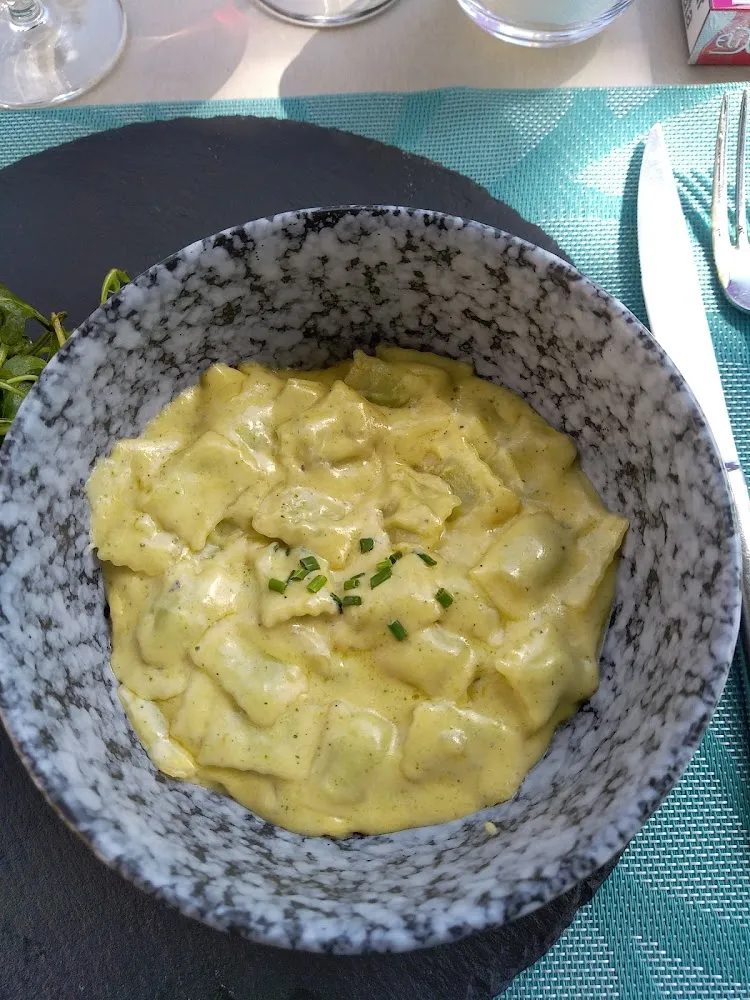 Ravioles de Romans À la Crème de Foie Gras de Canard